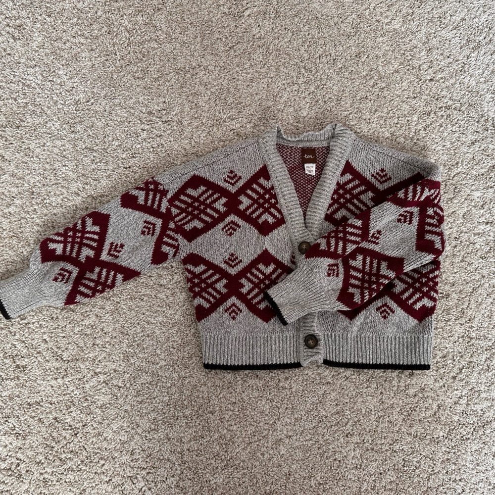 Tea collection toddler sweater, size XS